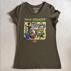 Duck Dynasty | 2012 Short Sleeve Graphic T-Shirt Green (XL)